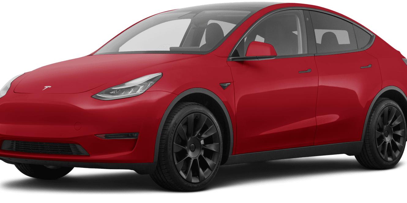 TESLA MODEL Y 2021 5YJYGDED3MF163038 image